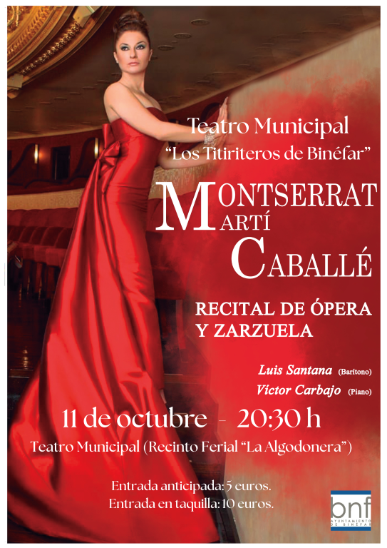 Recital de ópera y zarzuela con Montserrat Martí Caballé