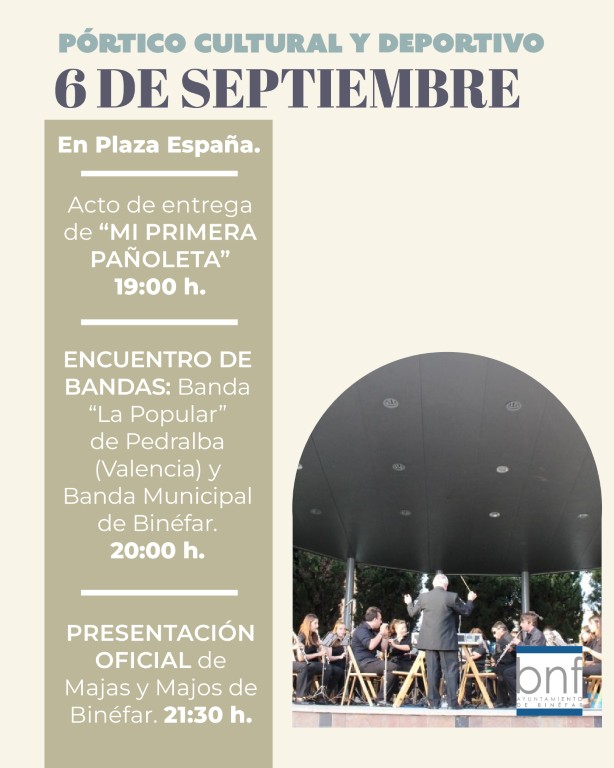 Mi primera pañoleta, Encuentro de bandas y presentación de las Majas y Majos