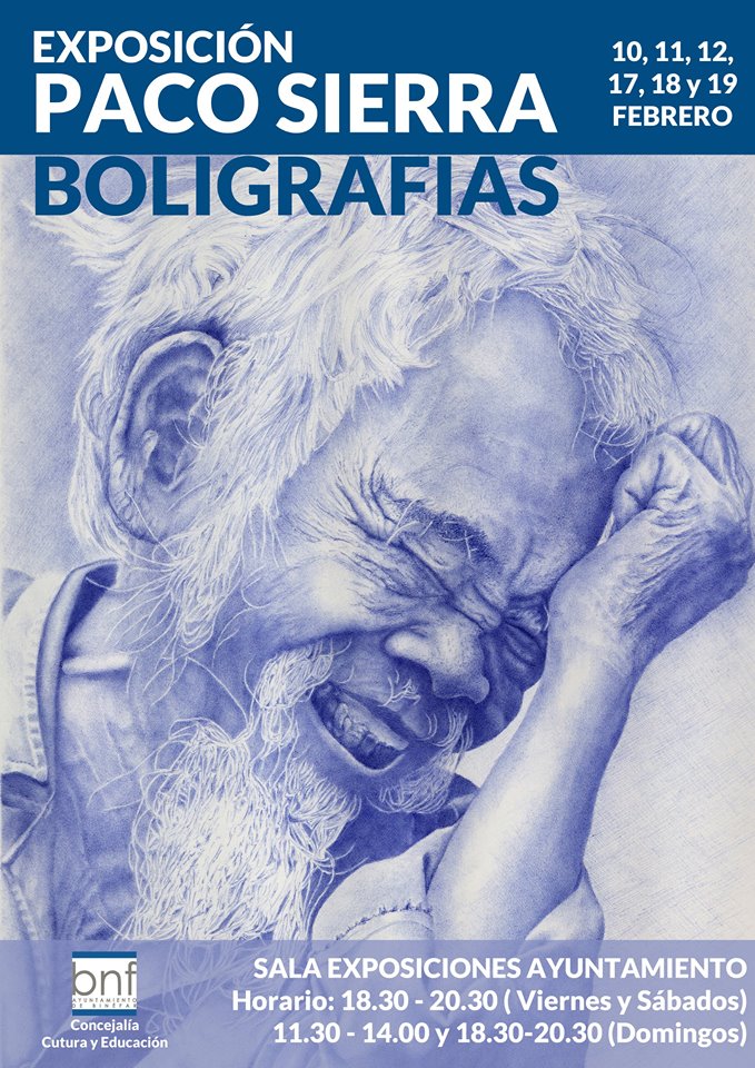 El ansotano Paco Sierra presenta Exposición Boligrafías: