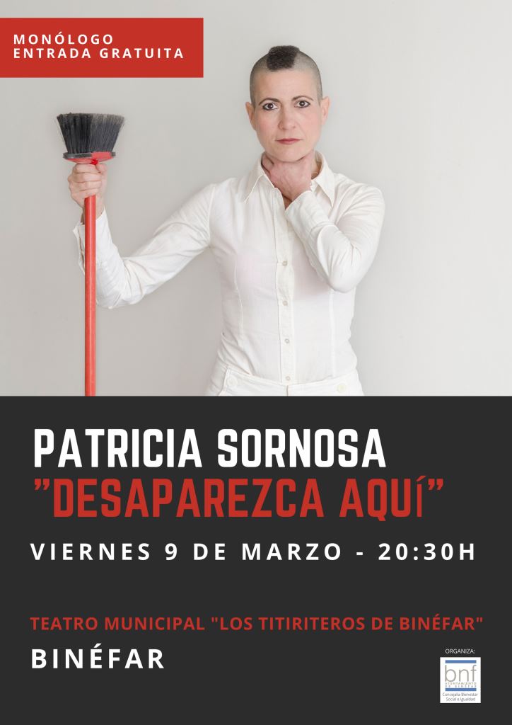 La actriz Patricia Sornosa invitará a reflexionar sobre la mujer a través de la comedia