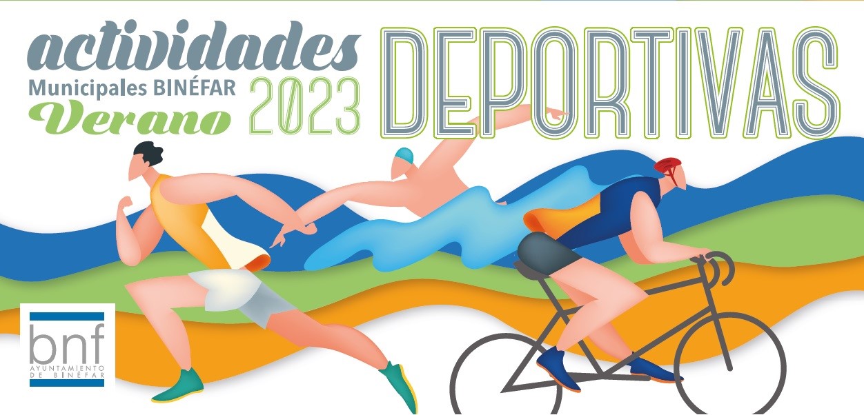 Oferta deportiva en Binéfar para el verano 2023