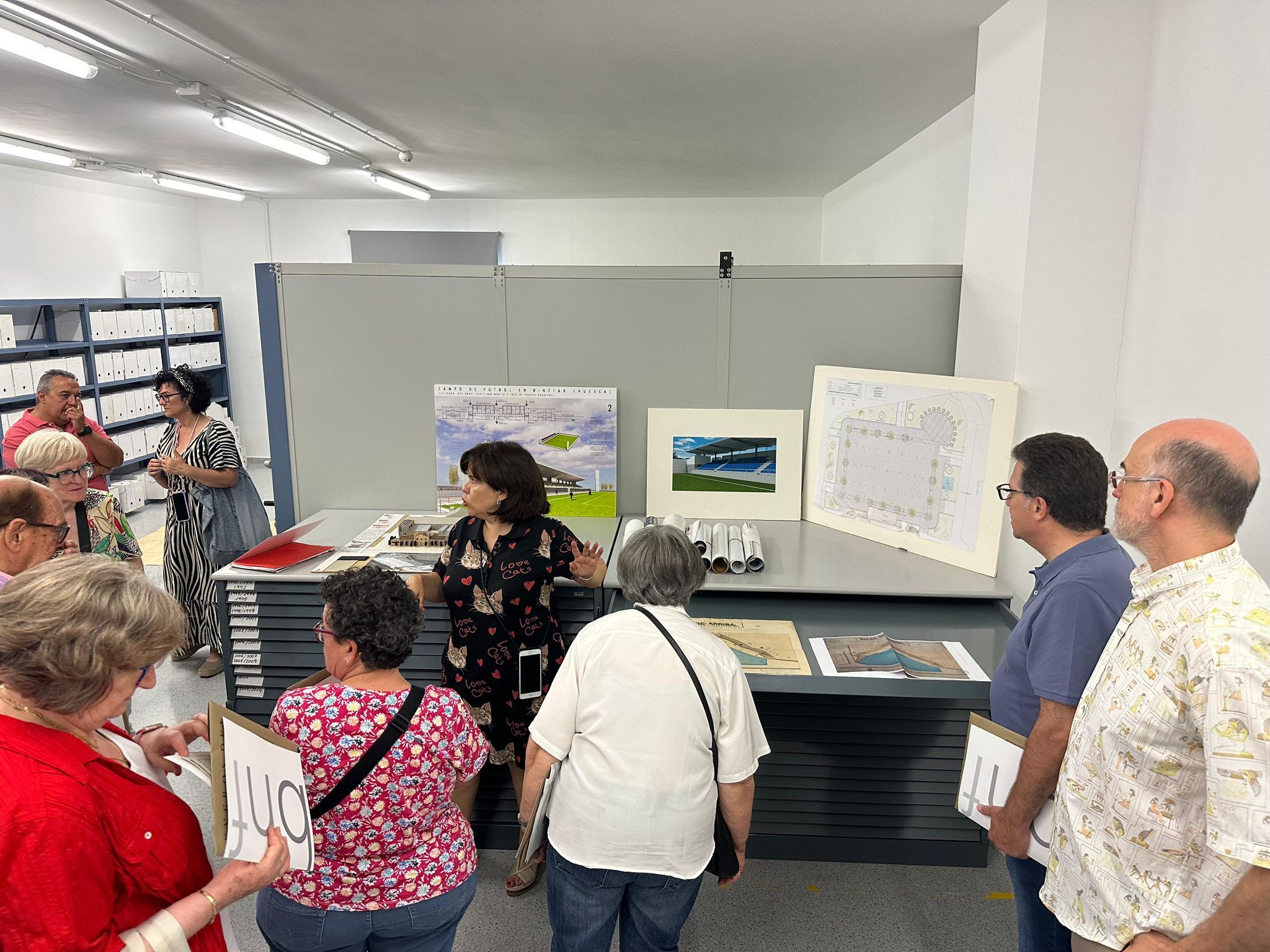 El archivo municipal de Binéfar muestra su legado a los vecinos