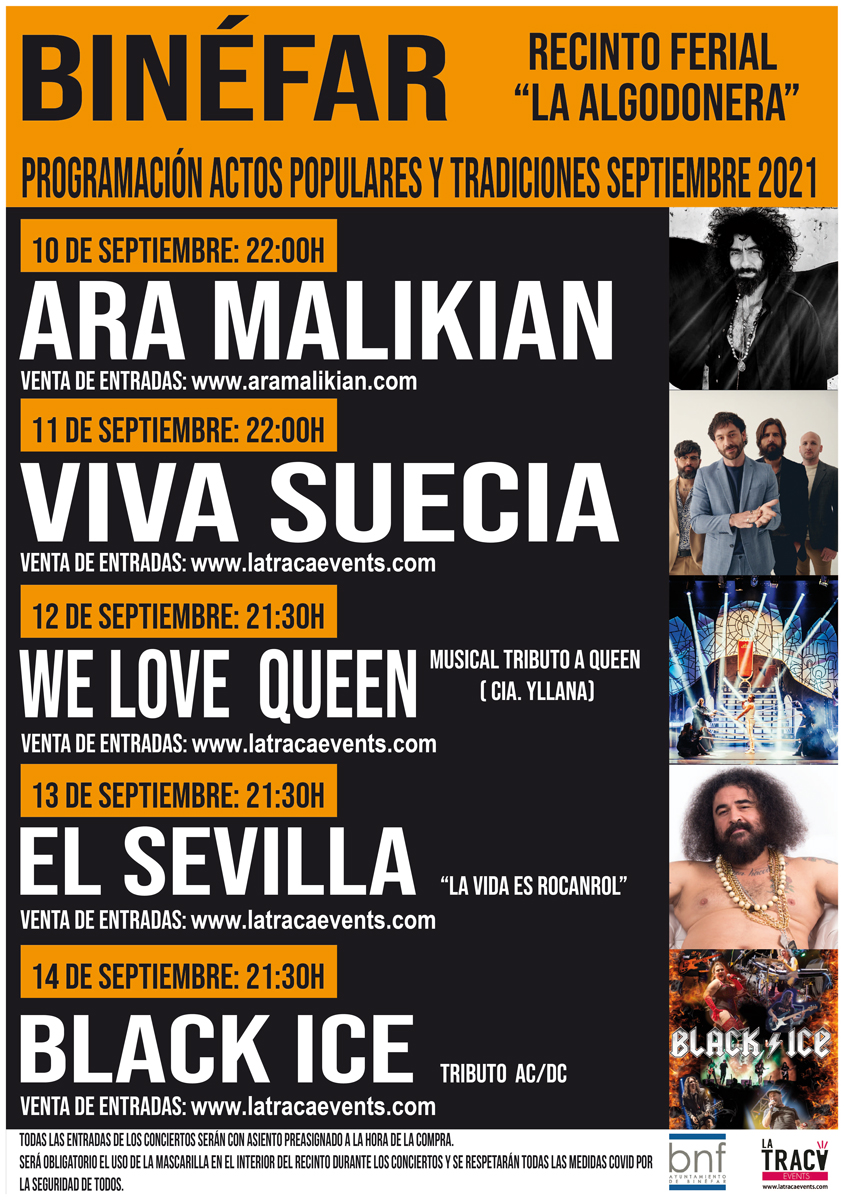 Conciertos de septiembre