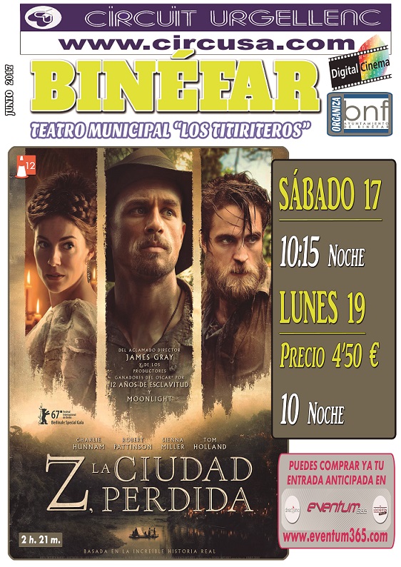 Finaliza la temporada de cine en la sala del Teatro Municipal de Binéfar