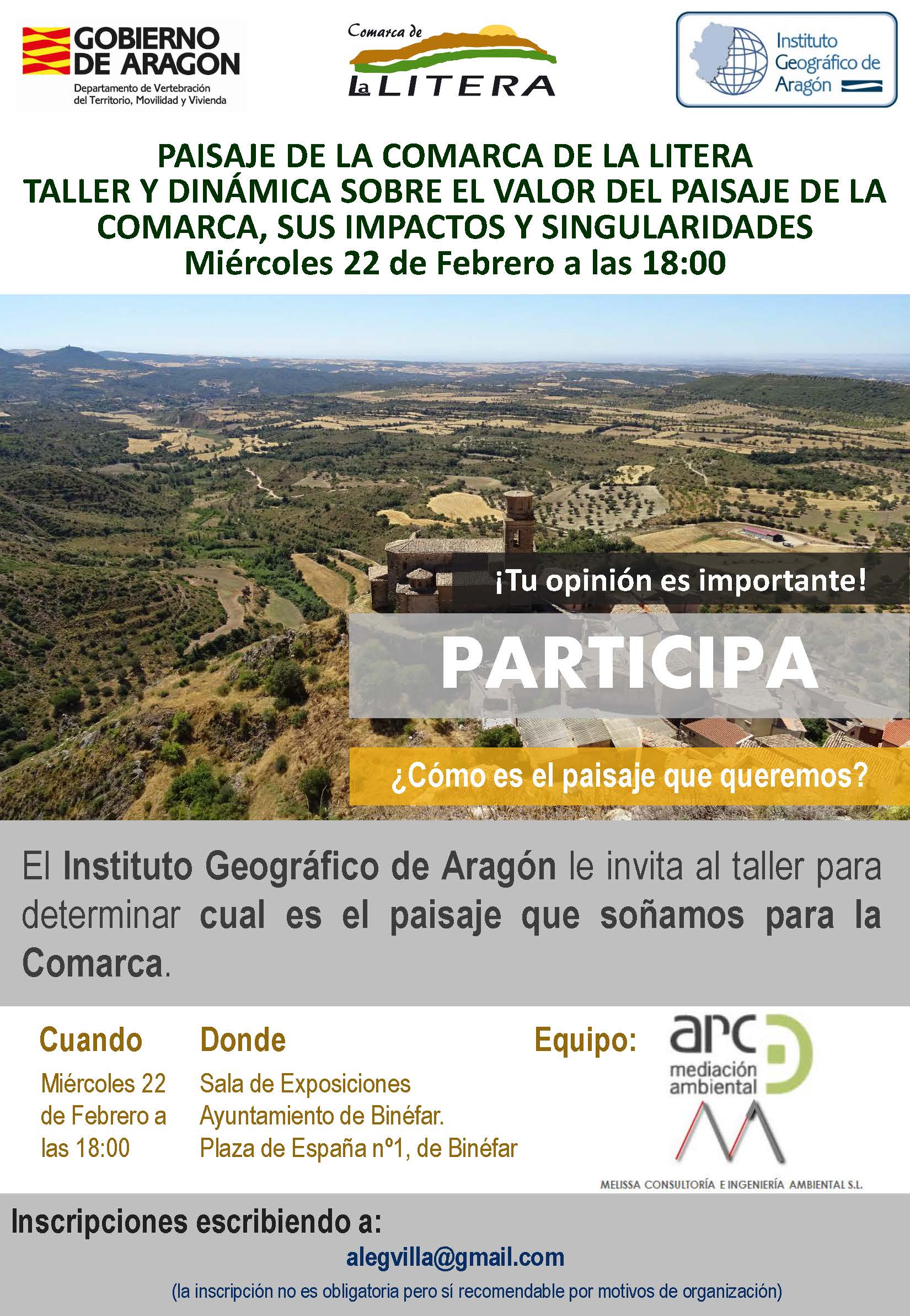 Taller participativo. ¿Cómo es el paisaje que queremos?