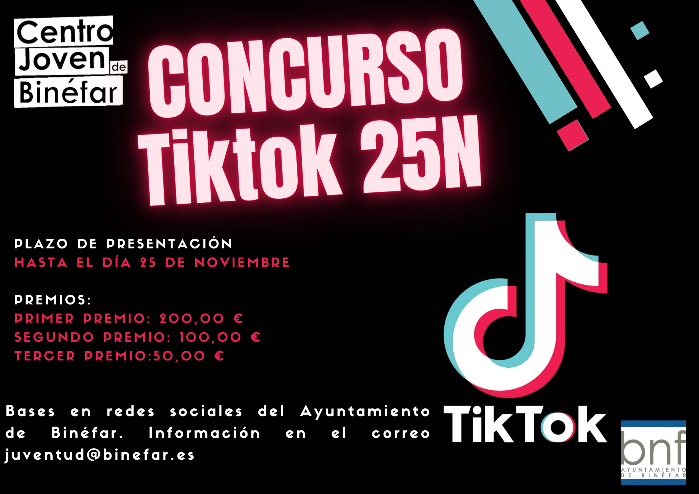Concurso Joven de TikTok Día 25 de Noviembre 2021