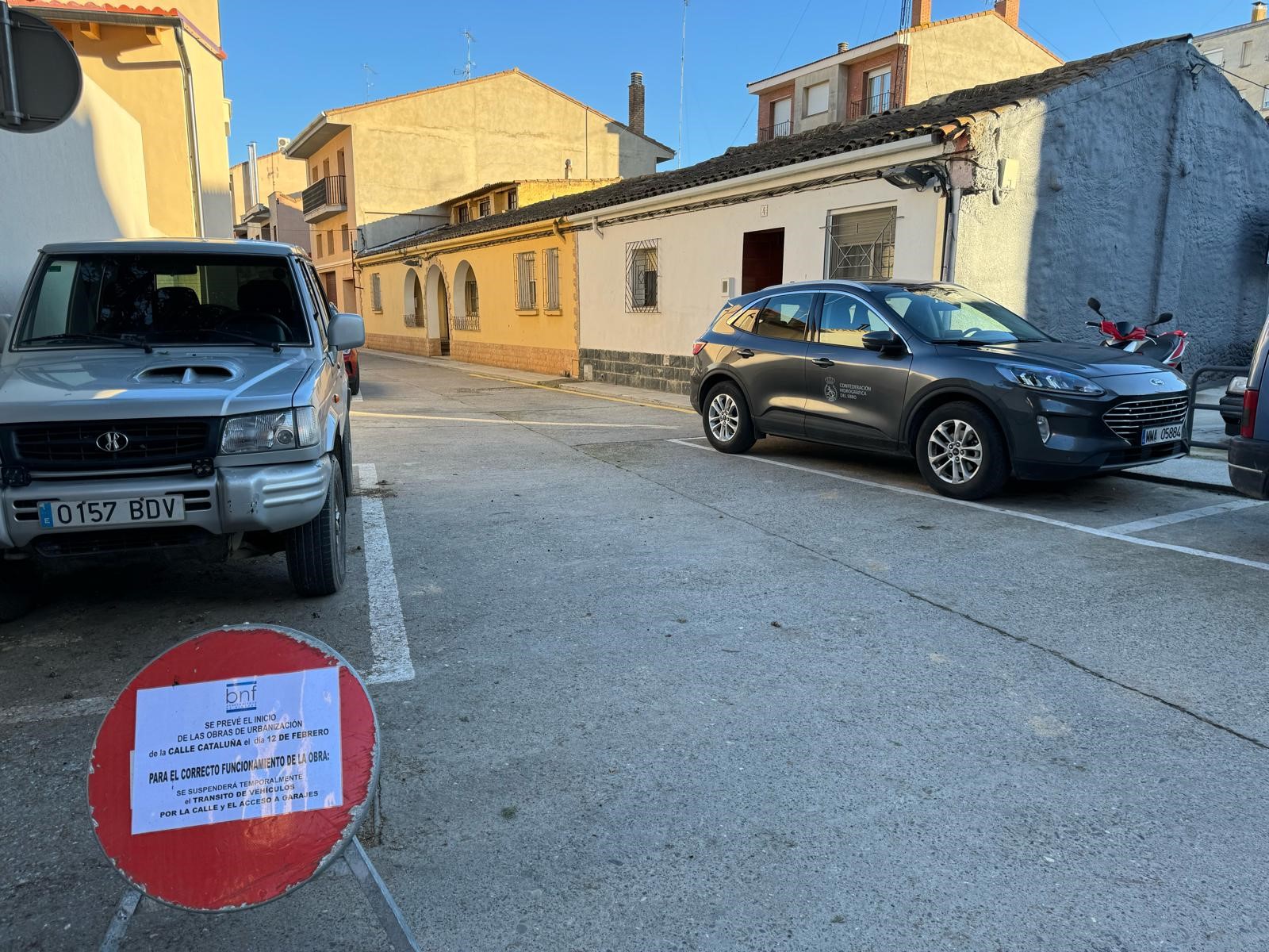 El Ayuntamiento de Binéfar inicia el lunes la reurbanización de las calles Cataluña y Norte