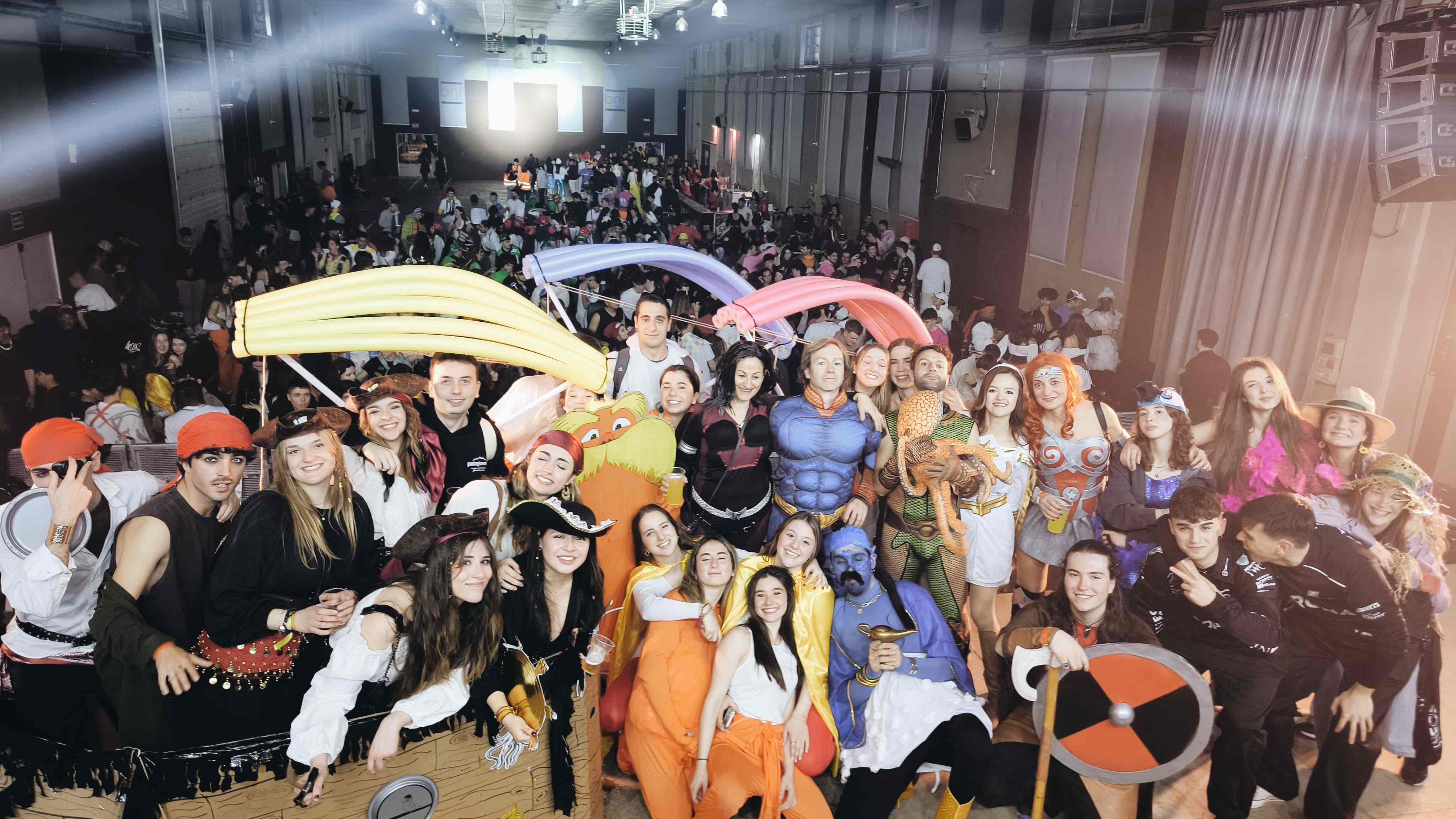 El Juego el Calamar, rockeros y superhéroes en el Carnaval de Binéfar