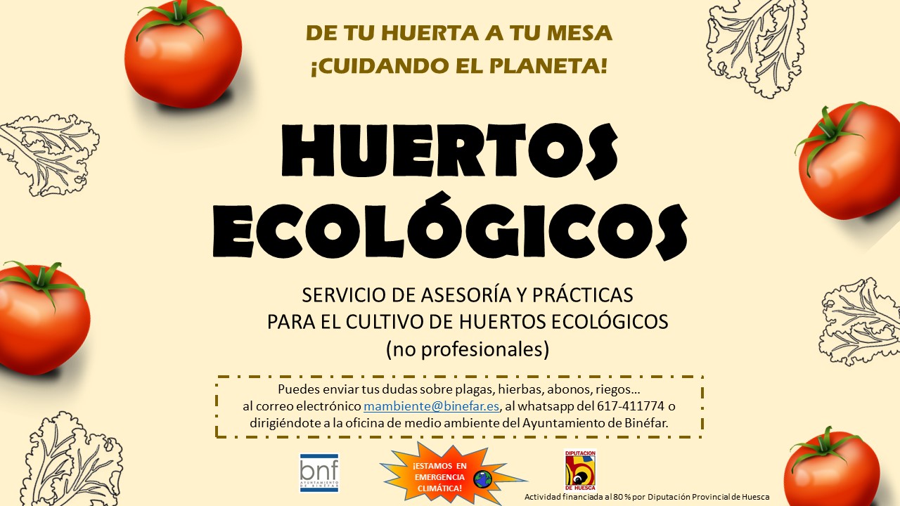 El Ayuntamiento ofrece asesoría gratuita sobre huertos ecológicos para aficionados