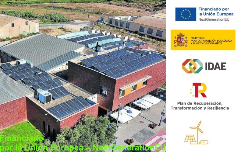 El Ayuntamiento de Binéfar se ha acogido al programa de incentivos 4: Realización de instalaciones de autoconsumo, con fuentes de energía renovable para la instalación solar fotovoltaica del Centro Cultural y Juvenil.