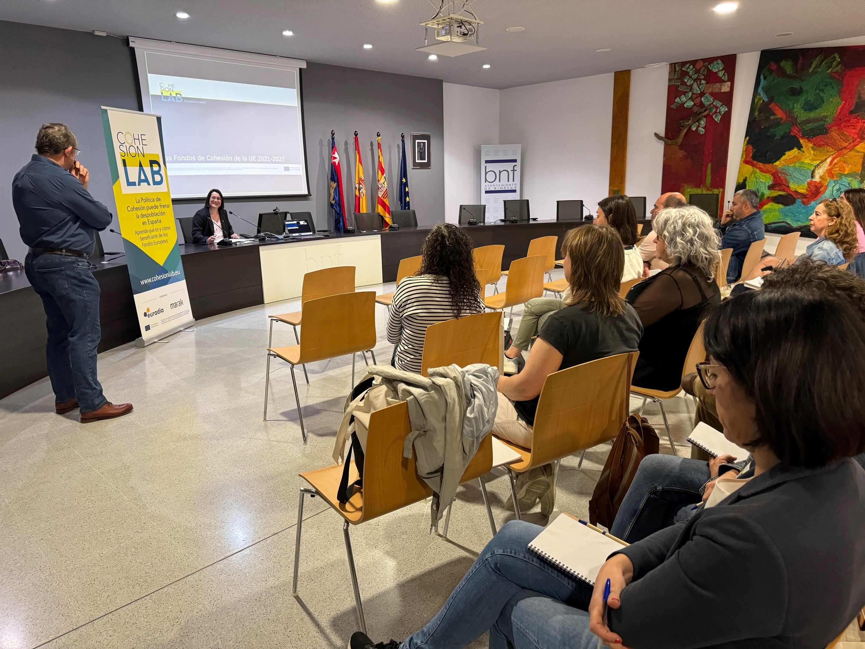 Binéfar, sede provincial del curso de formación para solicitar fondos estructurales de la UE