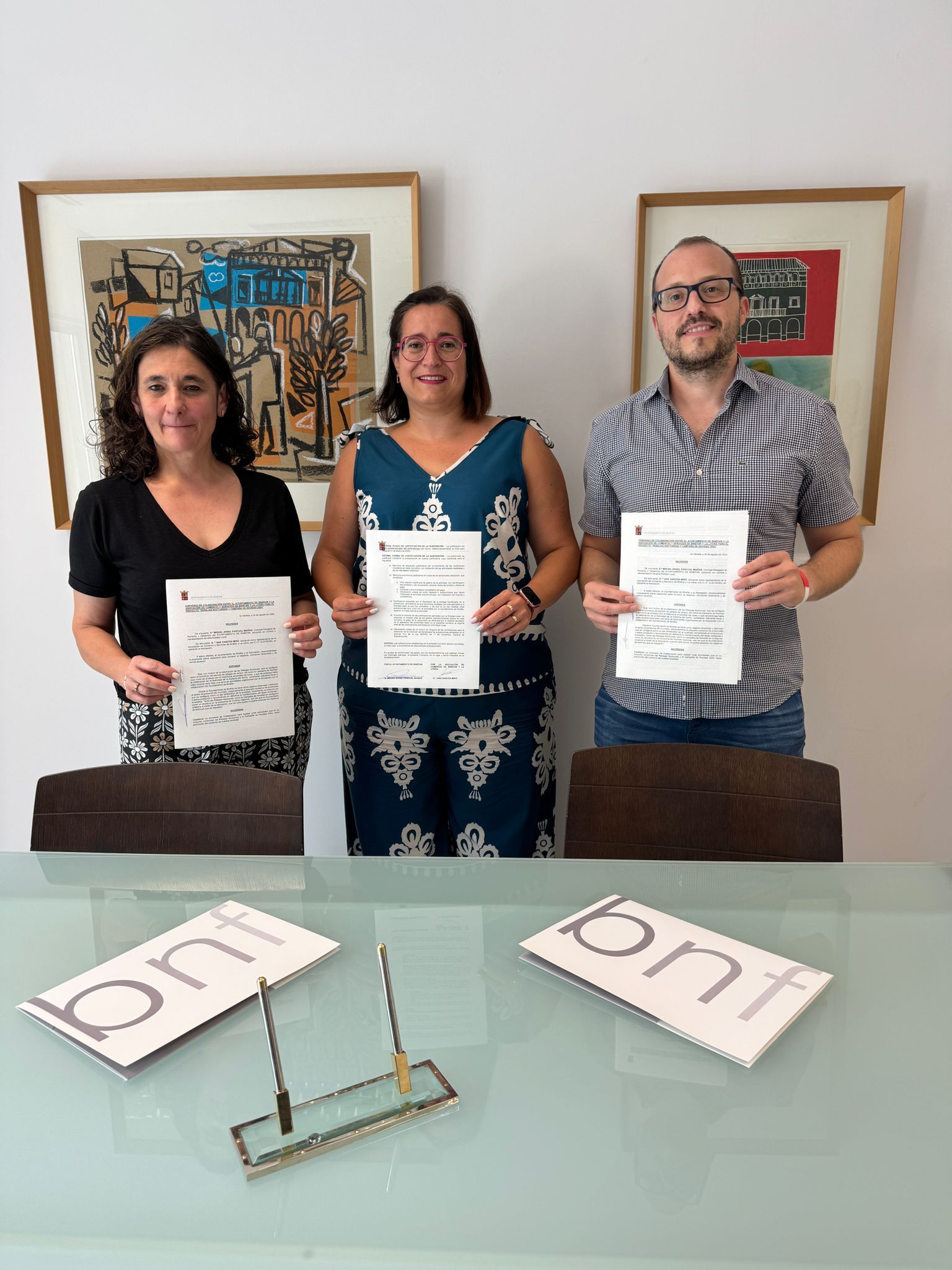Fomento y Desarrollo renueva el convenio de colaboración con la Asociación de Comercio y Servicios de Binéfar y La Litera