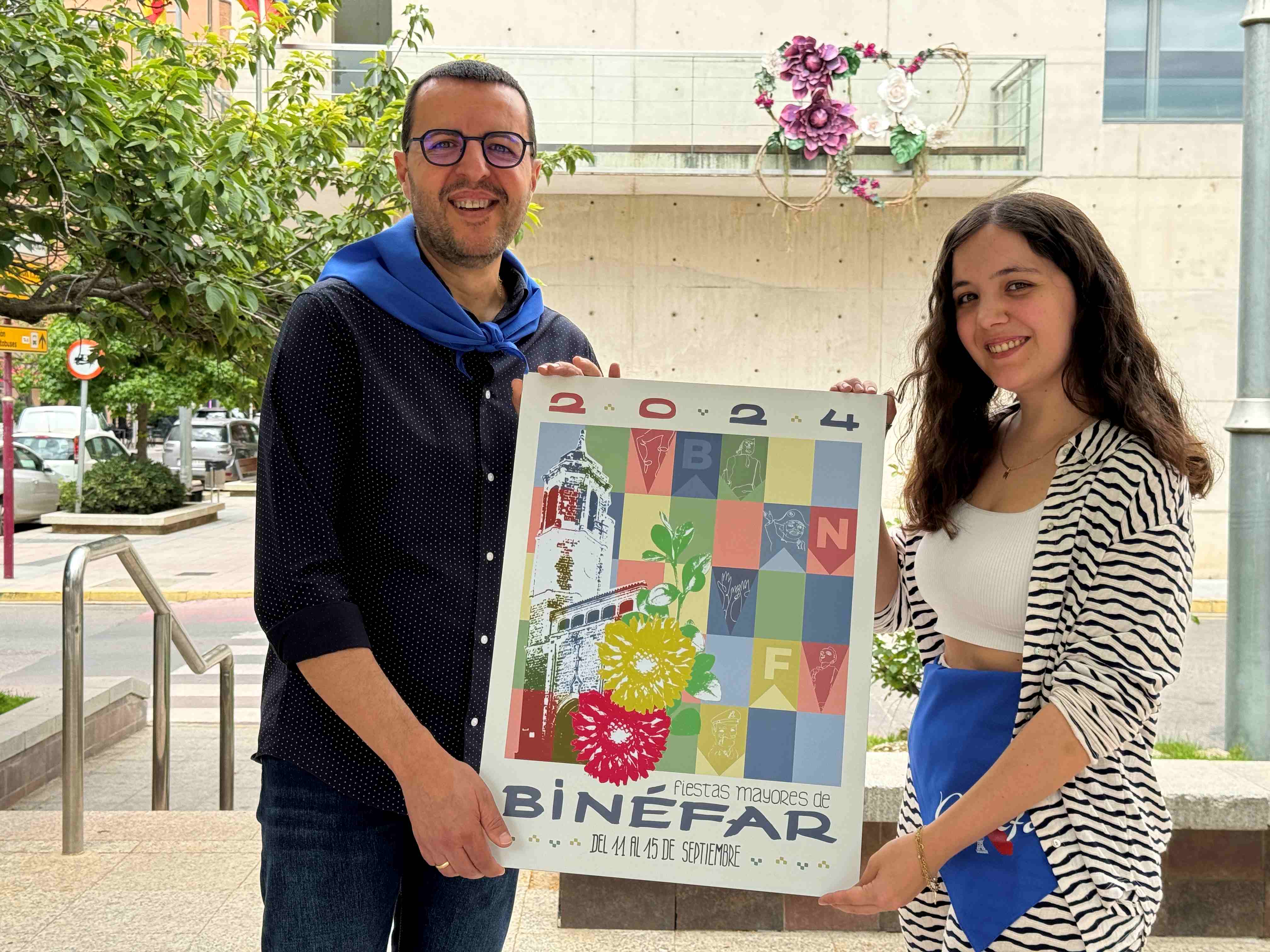 El cartel vintage de María Estarán anunciará las fiestas mayores de Binéfar