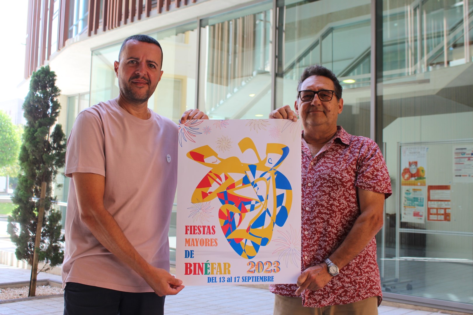 La jota es el tema central del cartel anunciador de las fiestas mayores de Binéfar 2023