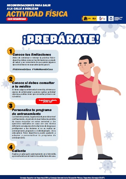 Recomendaciones para reincorporarse a la práctica deportiva