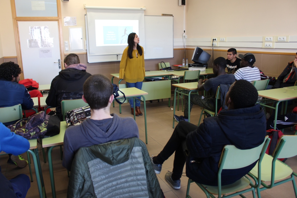 Alumnos de FP de Binéfar han participado en unas charlas para mejorar sus habilidades de empleabilidad