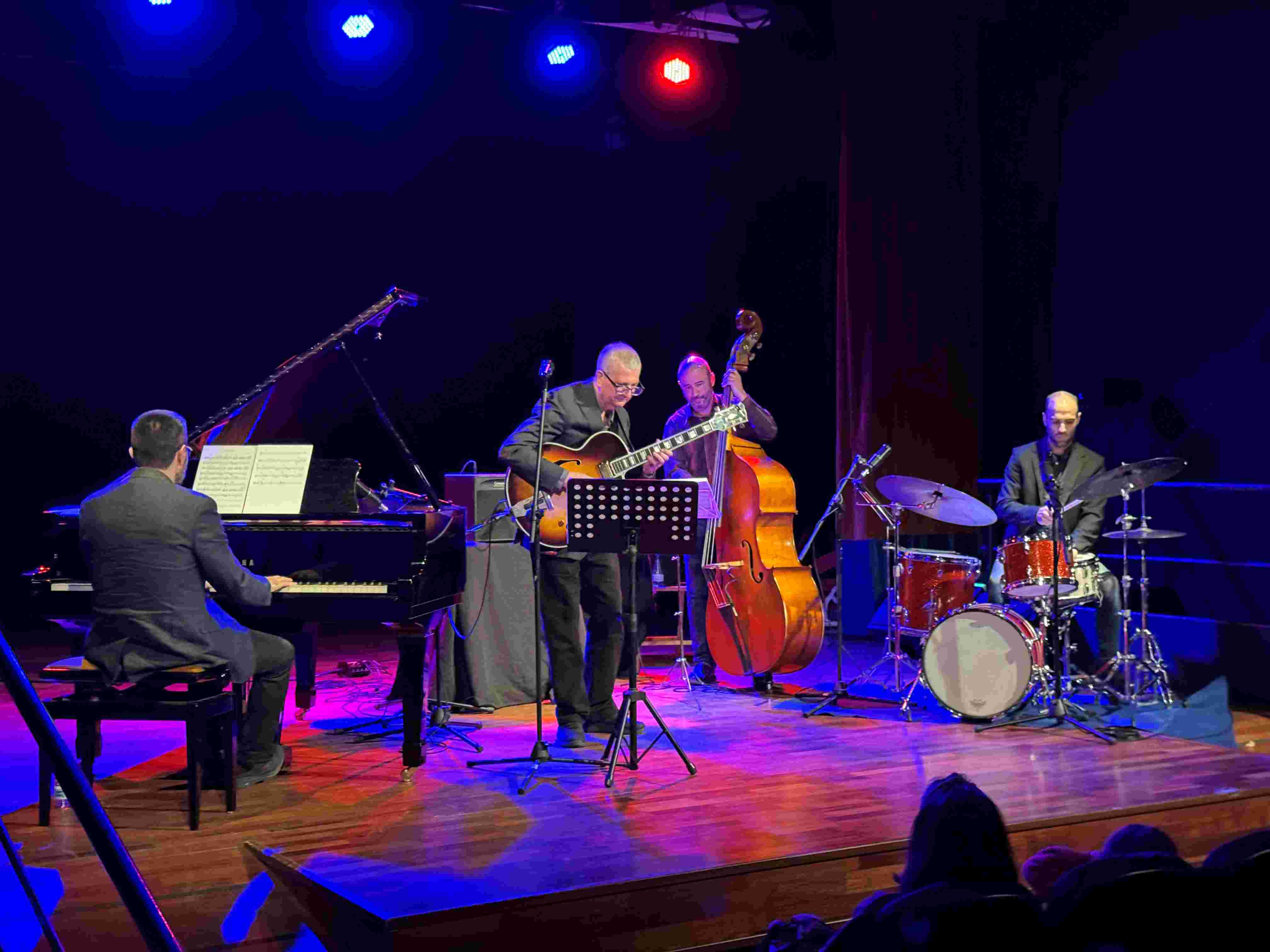 El jazz elegante de Alfons Enjuanes Quartet lleva a Binéfar a mediados del pasado siglo