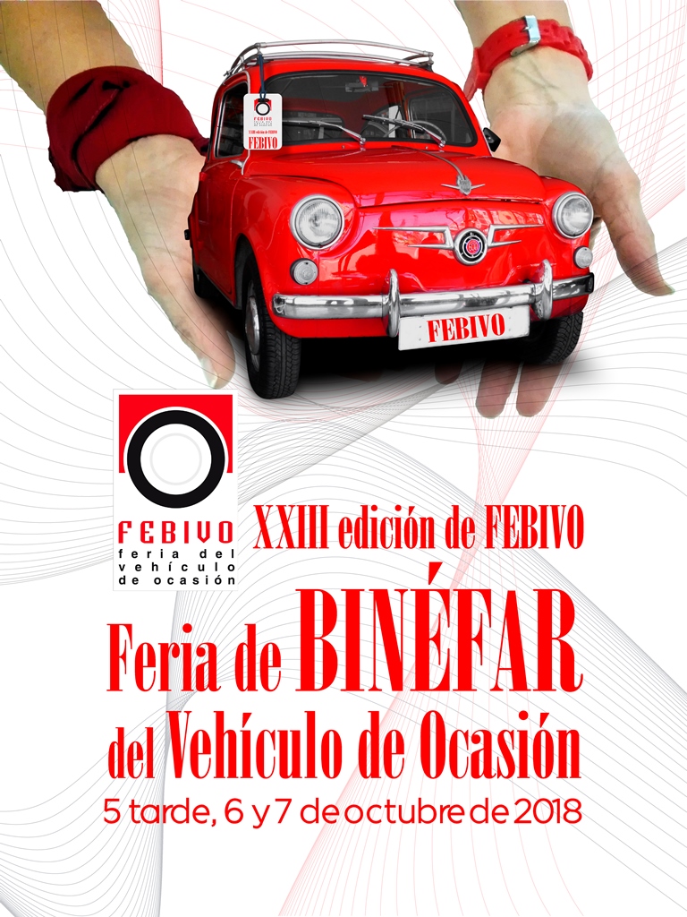 La Feria de Binéfar del Vehículo de Ocasión 2018 ya tiene cartel anunciador