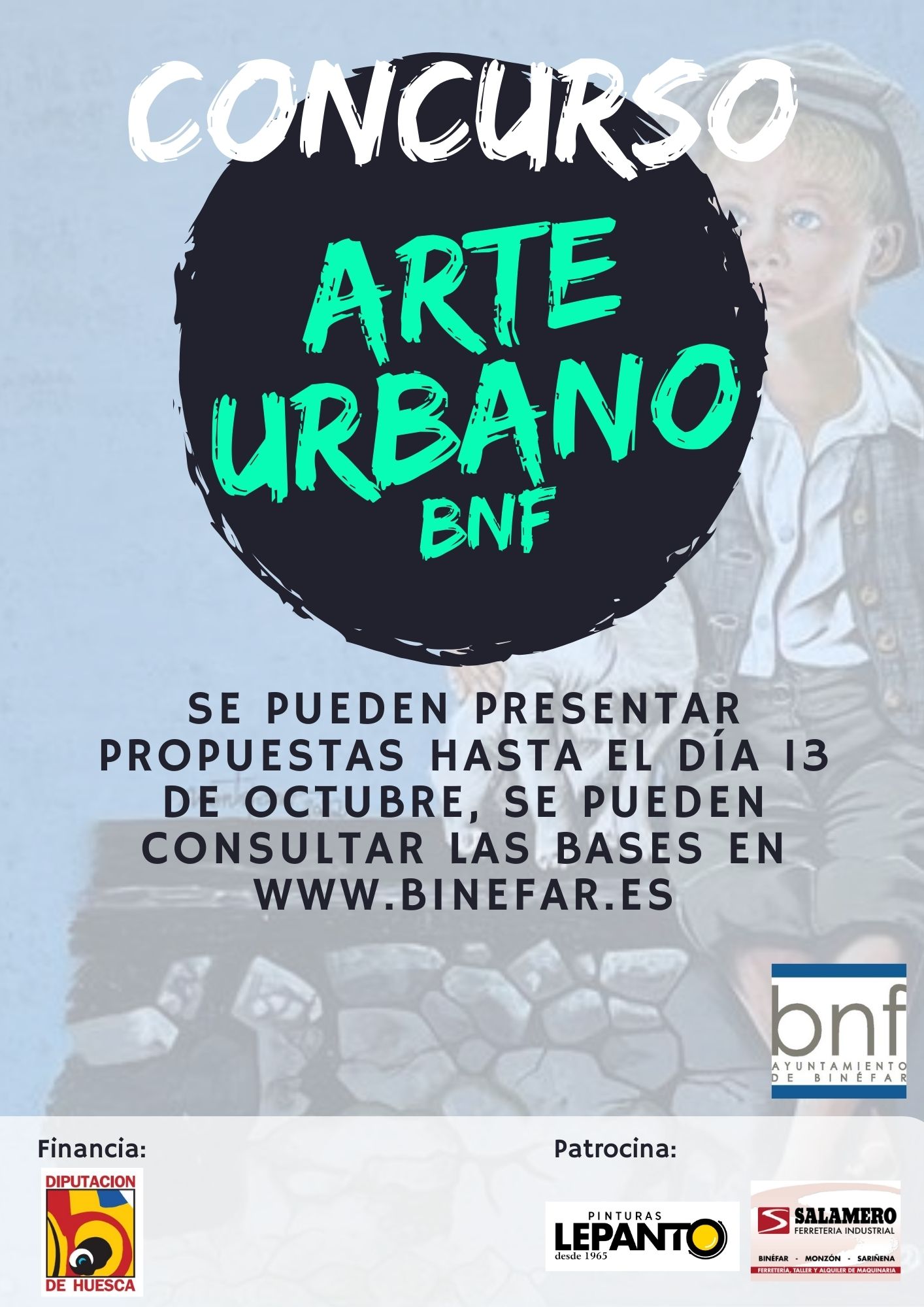 El deporte es el tema elegido para el VI Concurso de Arte Urbano de Binéfar