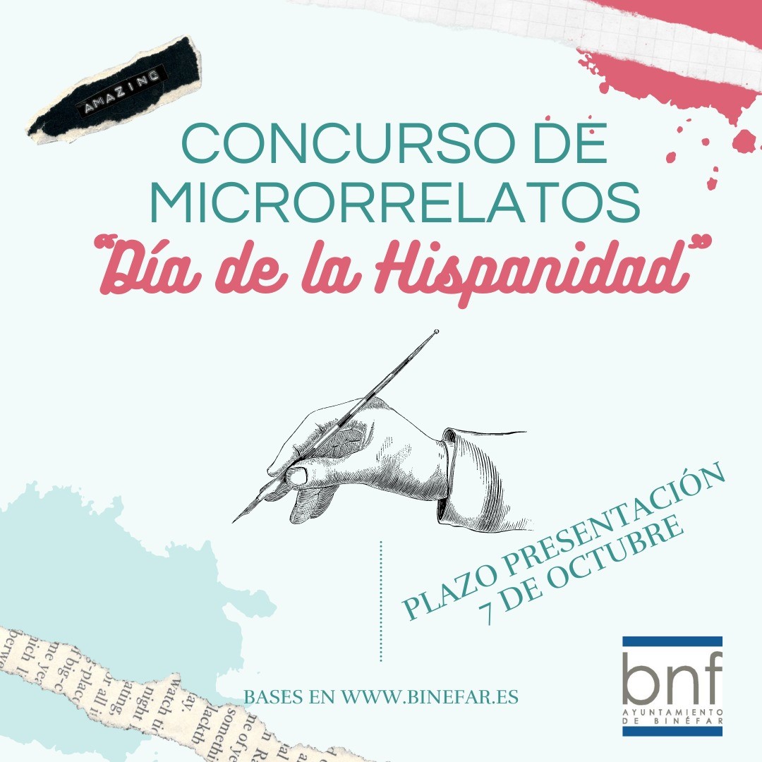 La Concejalía de Cultura organiza un concurso de microrelatos con motivo del Día de la Hispanidad