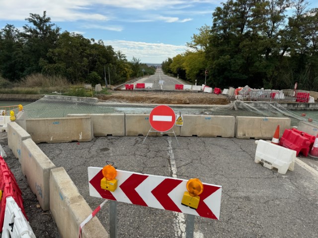 Los ayuntamientos de Binéfar y Monzón y la DPH piden al Ministerio de Transportes que finalice las obras de la N – 240