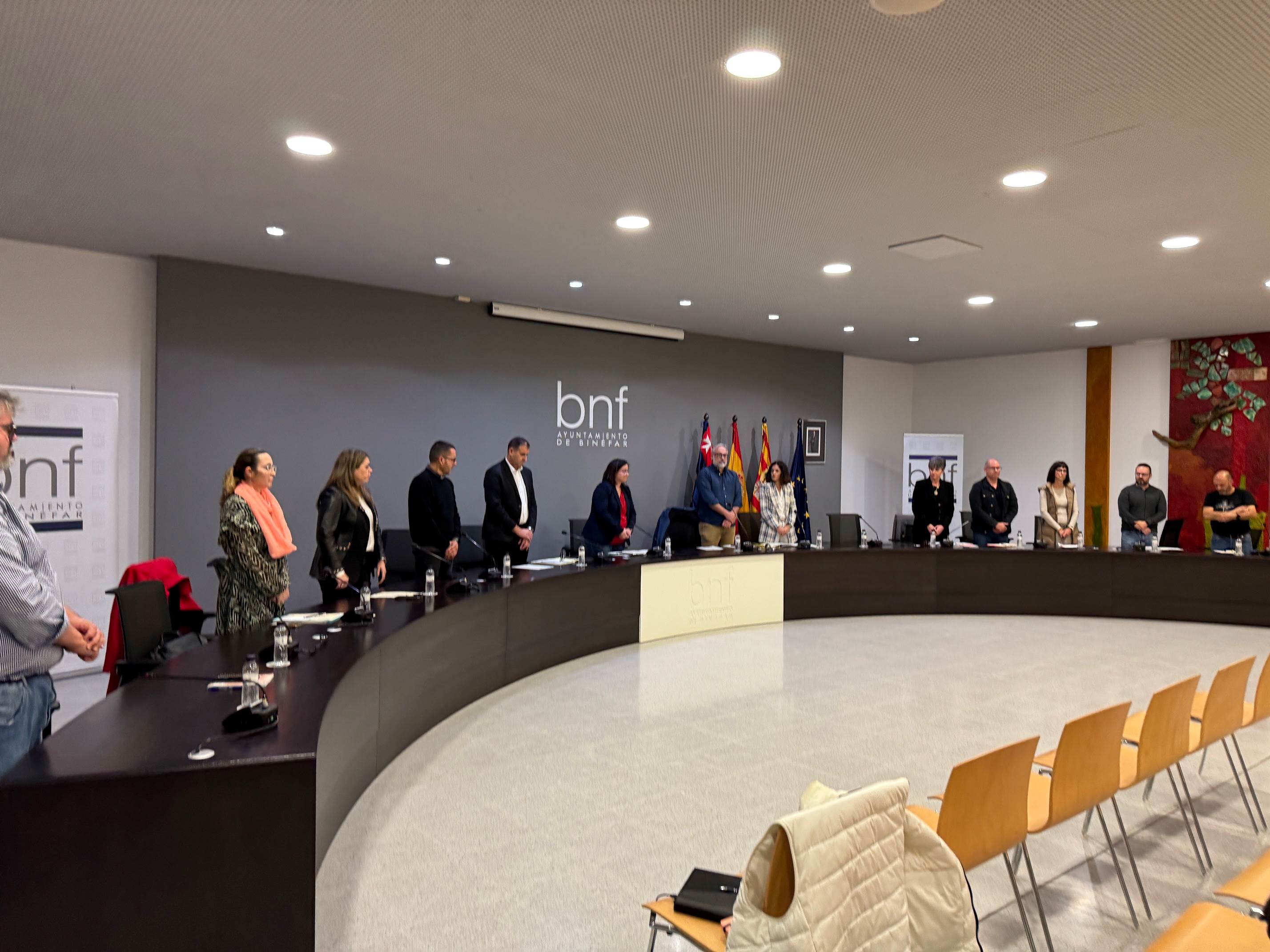 El Ayuntamiento de Binéfar aprueba mantener las tasas para 2025