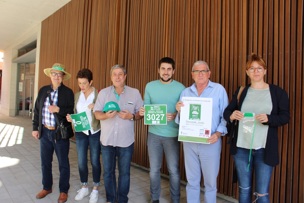 La AECC de Binéfar hace una fiesta de la marcha contra el cáncer