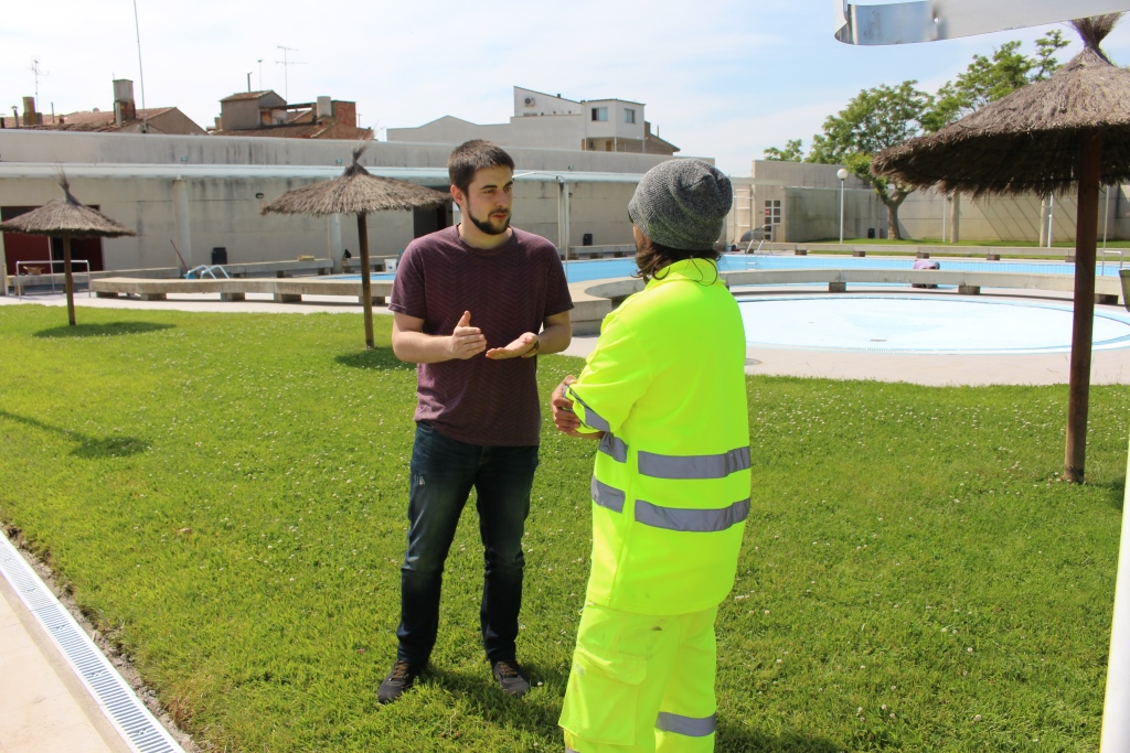 Las piscinas municipales de Binéfar abren con mejoras en las instalaciones