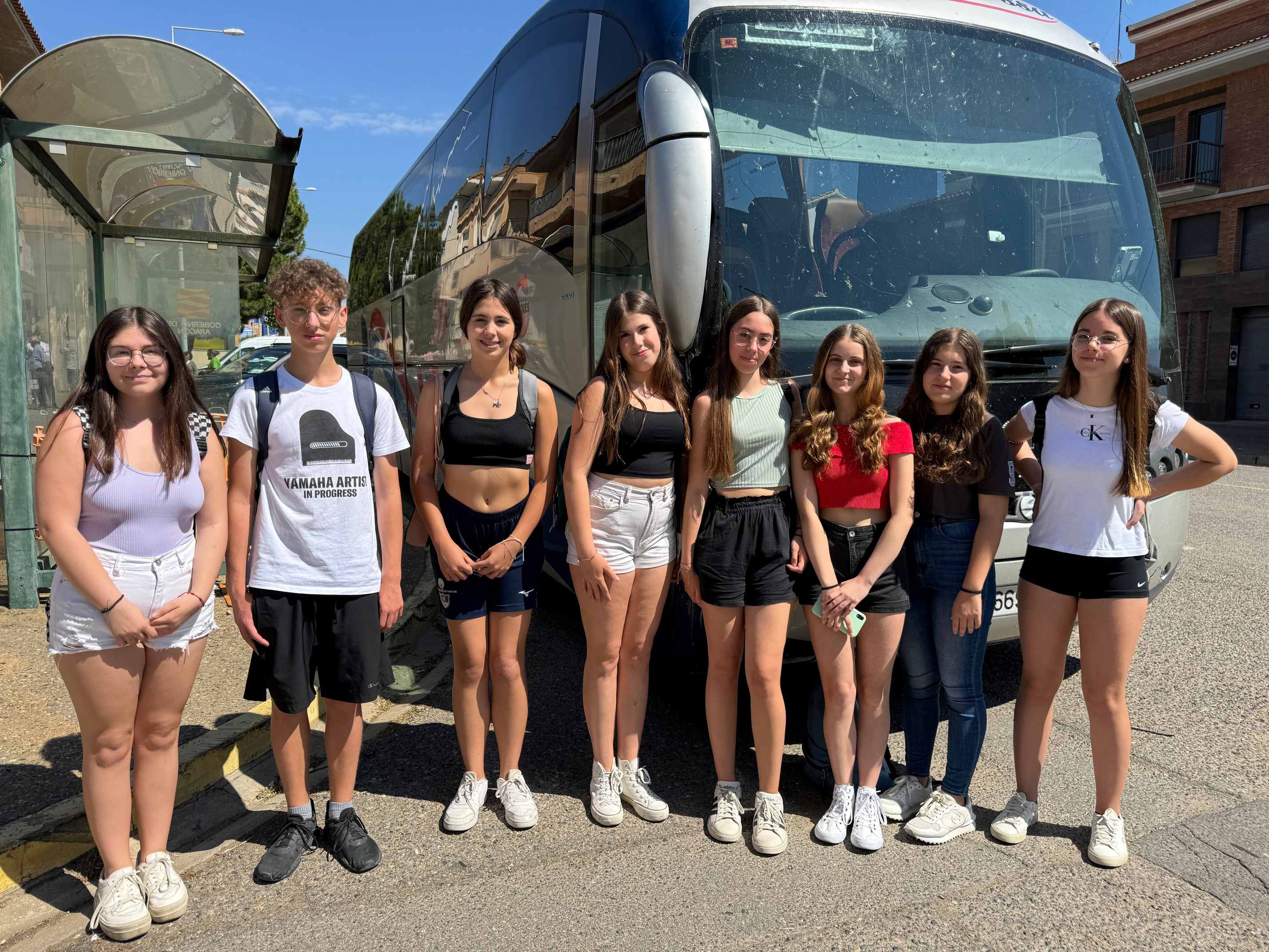Alumnos de Binéfar devuelven la visita a Portet Sur Garonne