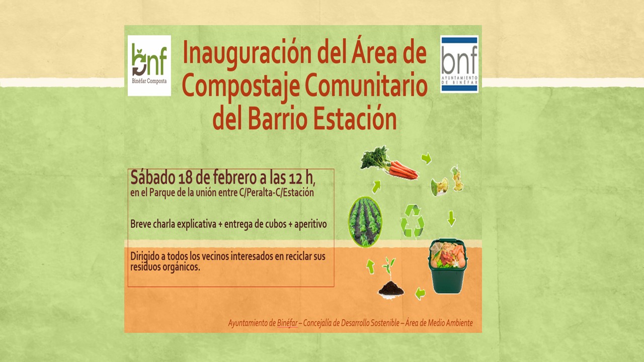 Inauguración compostadores comunitarios del barrio Tejerías