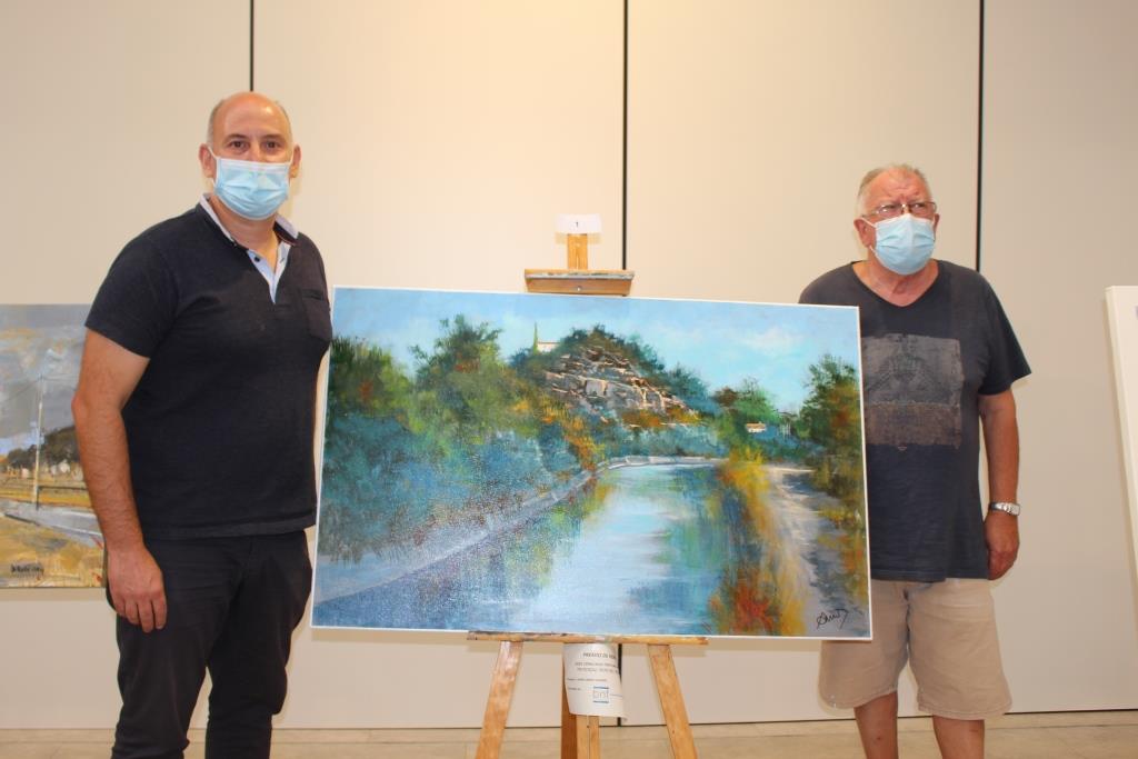 El premio de honor del XXIX Concurso de Pintura Rápida de Binéfar ha sido para el pintor local Javier Campo