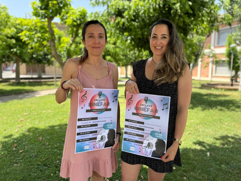 EnClave Binéfar lleva la música en julio a la calle con propuestas de jazz, canción melódica y swing