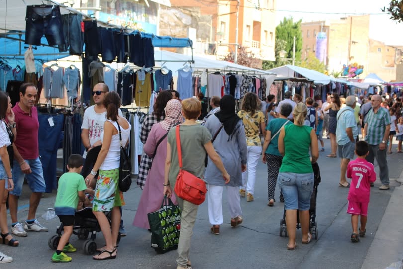 El mercado de Binéfar se celebra el sábado 6 en el centro urbano