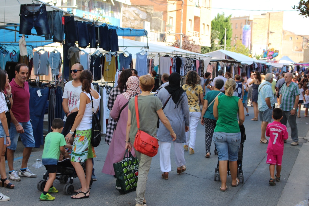 El mercado mensual de Binéfar se celebrará el día 9 de septiembre