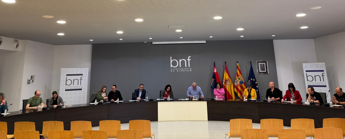El pleno de Binéfar destina 200.000 euros para la compra de solares