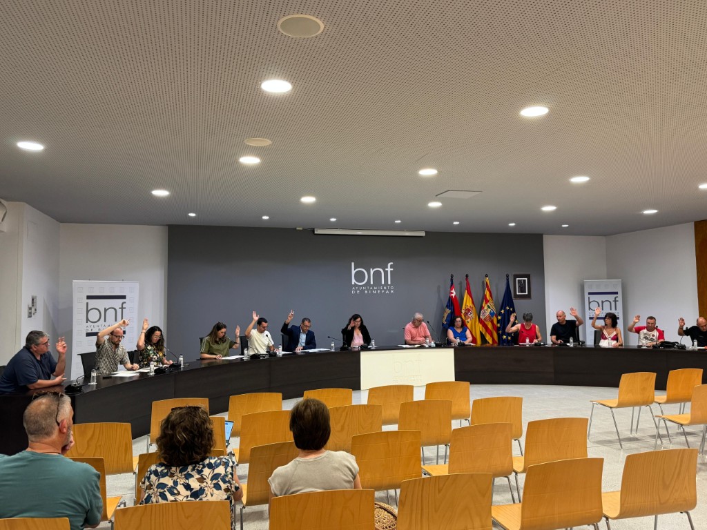 Pleno de julio del Ayuntamiento de Binéfar