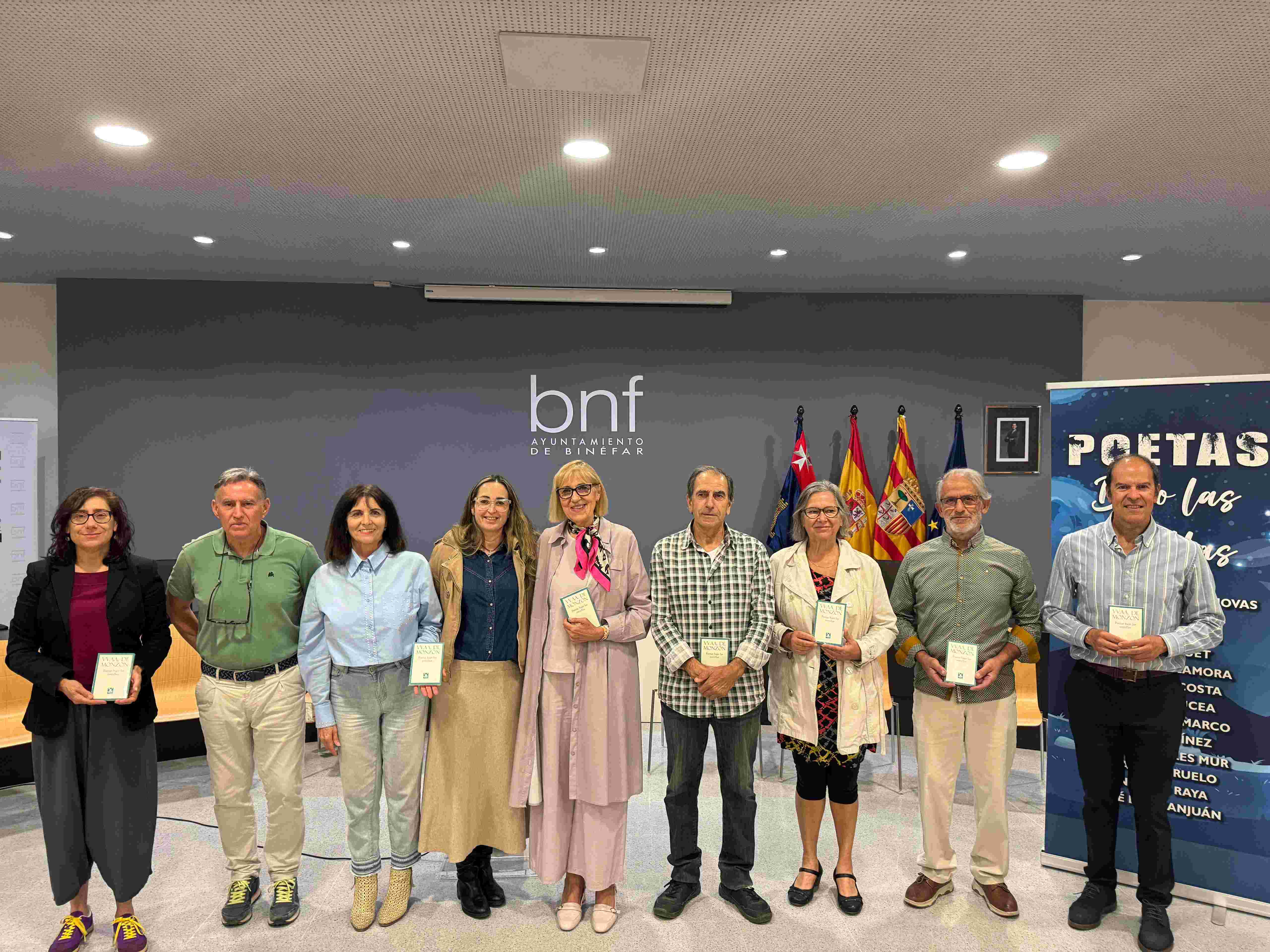 Recital poético para abrir los actos culturales por el Día de la Hispanidad en Binéfar