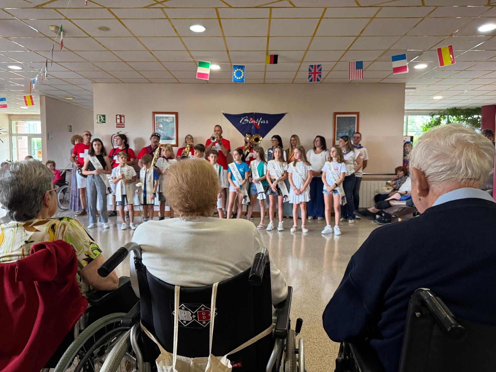 Las fiestas de Binéfar llegan a los mayores