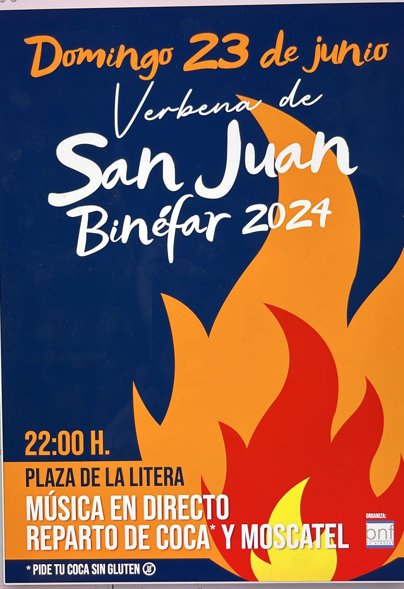 Binéfar celebra la Noche de San Juan con una verbena el domingo