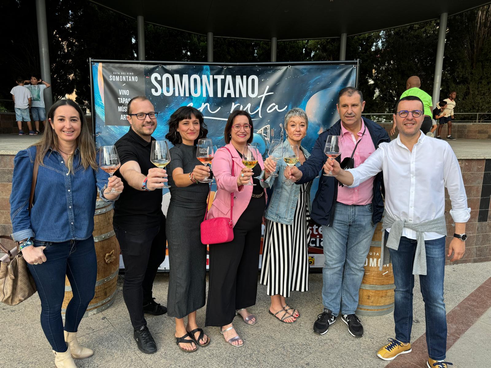 Binéfar respalda en masa la propuesta enogastronómica Somontano en Ruta