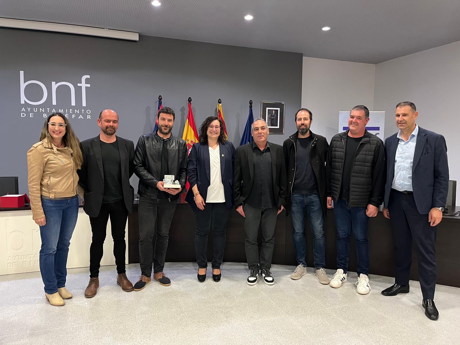 Recepción por el Ayuntamiento de Binéfar a The Moorland