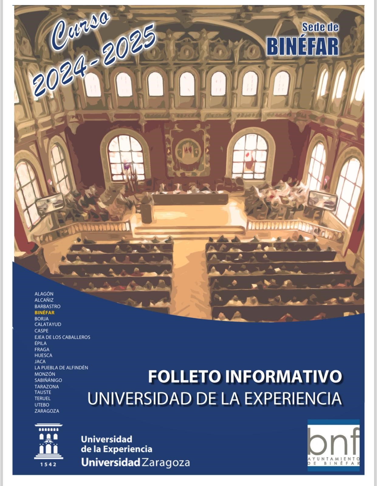 Periodo de inscripción para el próximo curso 24/25 de la Universidad de la Experiencia