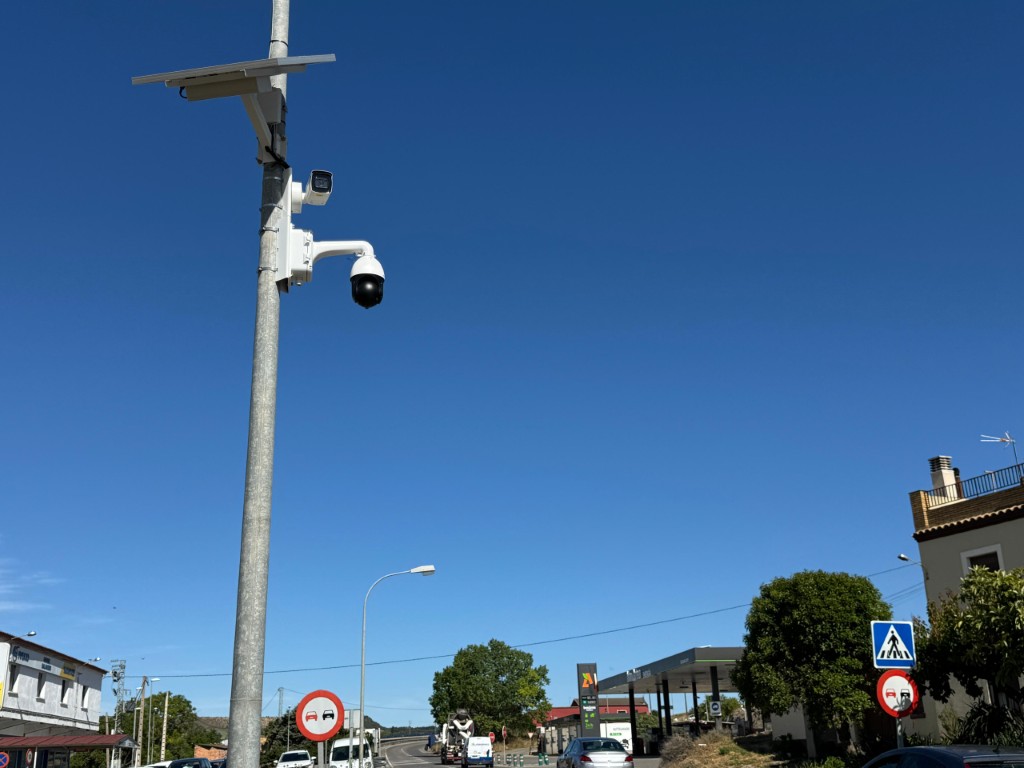 El Ayuntamiento de Binéfar instala cámaras de videovigilancia en las entradas a la ciudad