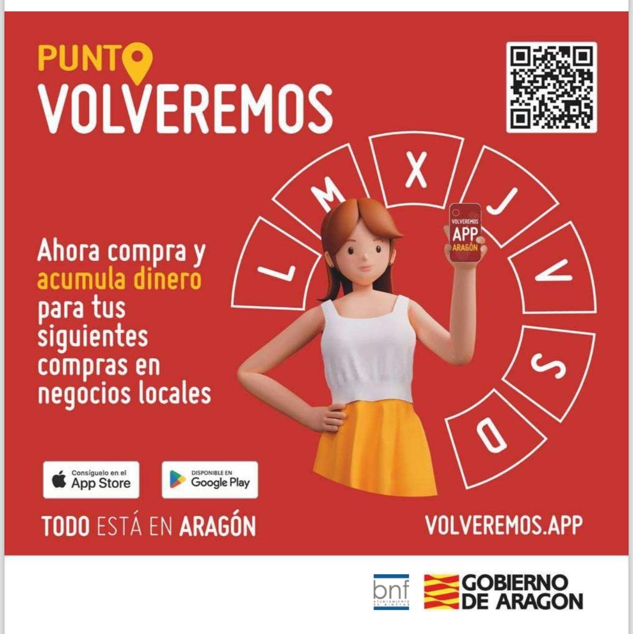 El Ayuntamiento de Binéfar y Gobierno de Aragón destinan más de 18.500 euros al programa ‘Volveremos’ de cara a incentivar el consumo navideño