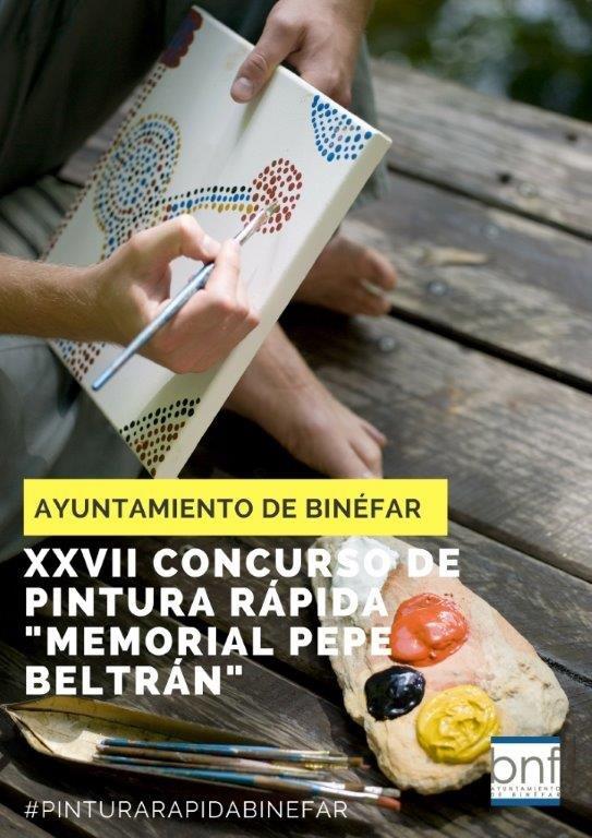 El Concurso de Pintura Rápida “Memorial Pepe Beltrán” de Binéfar publica sus bases