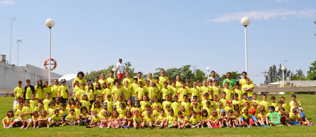 El primer turno del campus deportivo para niños del Ayuntamiento aumentó las plazas por la gran demanda