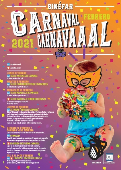 Carnaval en Binéfar del 8 al 14 de febrero