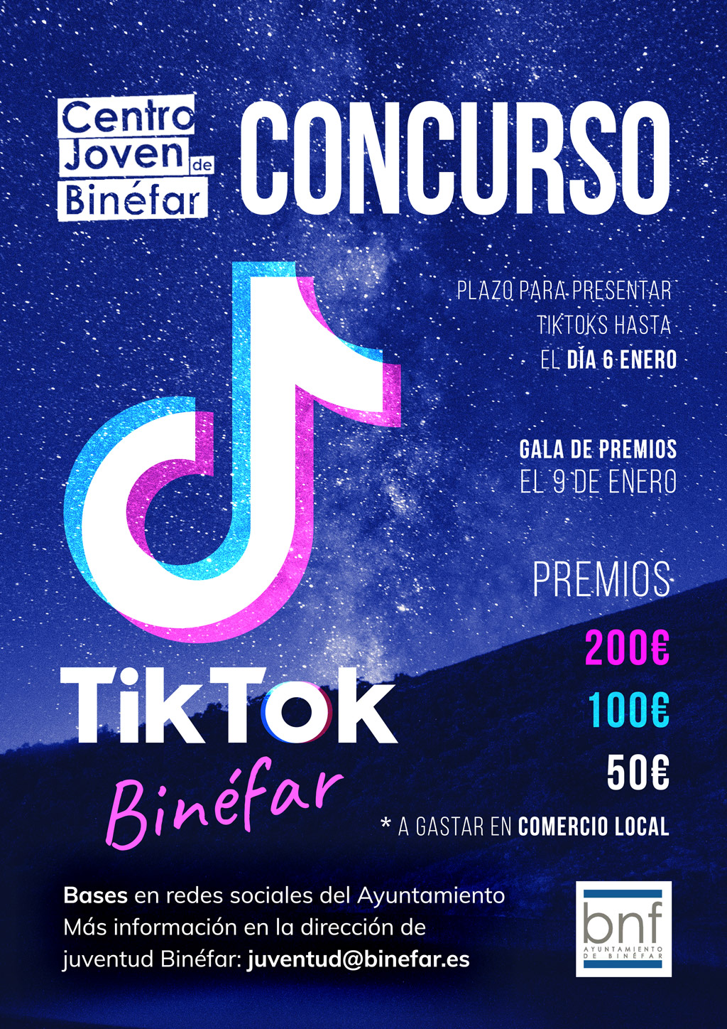 CONCURSO JOVEN DE TIKTOK