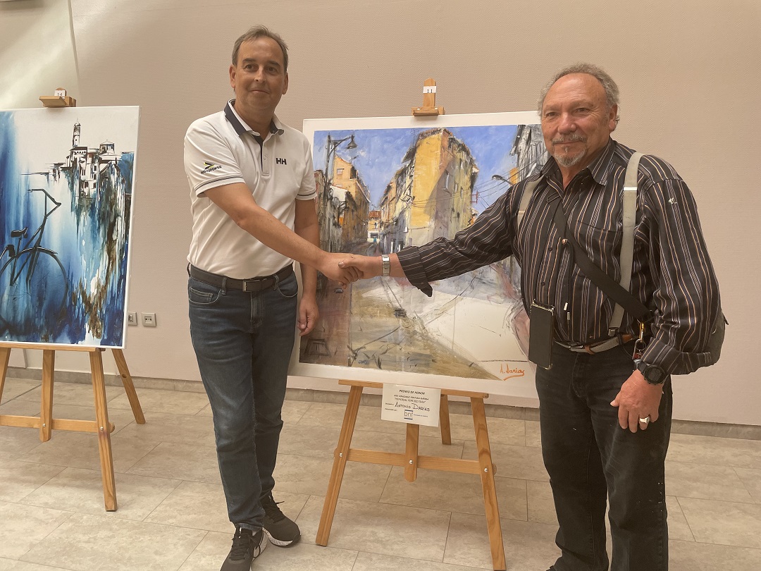 El premio de honor del XXX Concurso de Pintura Rápida de Binéfar ha sido para el pintor Antonio Darias