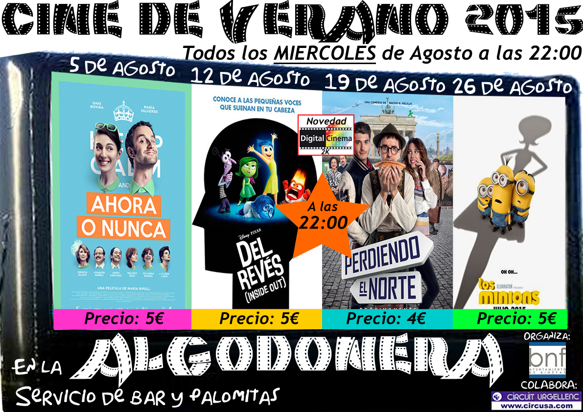 Cine de Verano 2015